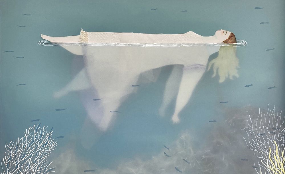 Biraz Büyülü ve Buğulu İllüstrasyonlar: Sonia Alins’in Zarif Yüzücüleri